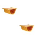 thumbnail image 2 of Guardoinrt Hanging Bed For Small Animals Easy To Install Soft And Warm Double-layer Gift Bed Hanging Hammock 23*18cm 2Set, 2 of 6