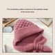 thumbnail image 3 of Guardurnaity Manténgase a la moda y abrigado con un gorro de punto de grano tejido único, bufanda, gorro de punto de invierno grueso de terciopelo Sombreros Vino rojo, 3 of 6