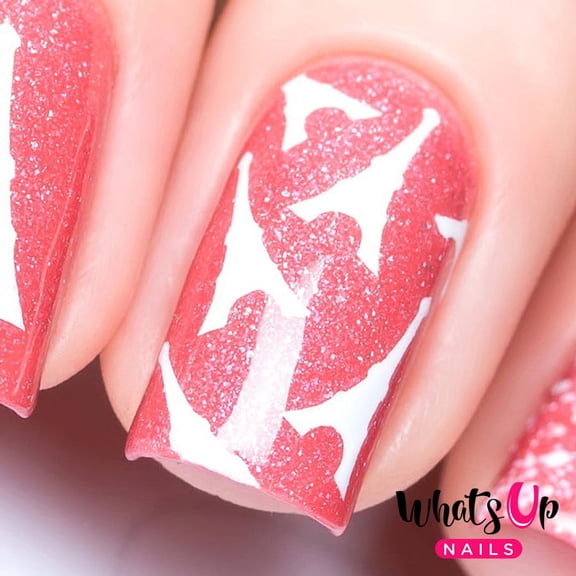Whats Up Nails - Eiffel Tower Vinyl Stencils Nail Art Design