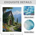 thumbnail image 3 of Diamond Art Kits for Adults - 5d Stone Cottage In Mountain Meadow Diamond Painting for Adults, Diamond Art for Adults Beginners, Frameless Diamond Painting Kits for Adults for Home Wall Decor, 3 of 7