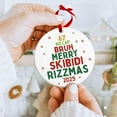 thumbnail image 6 of 67 Ornament - Funny 2025 Christmas Decorations, Merry Skibidi Rizzmas Ceramic Keepsake, Gen Alpha Slang Meme Gag Gifts for Teen Boys Girls, 67 Ornament Decor for Son Daughter, Cool Stocking Stuffer u, 6 of 7