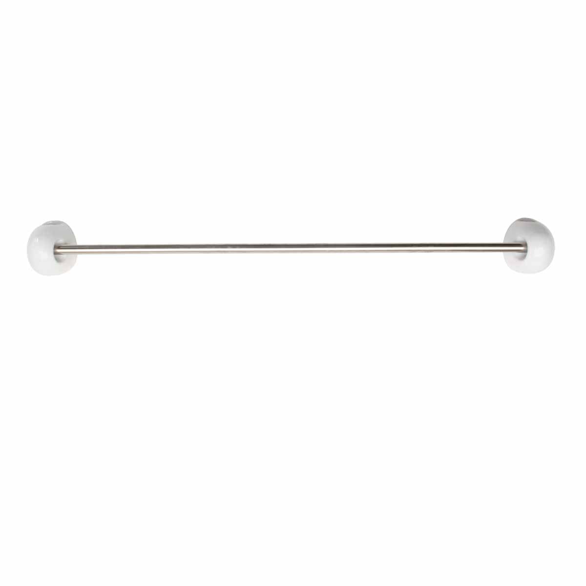 Stainless Steel Towel Bar Chrome Ceramic Bar Holder Renovators Supply