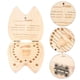 thumbnail image 5 of Caja de dientes Bebés Dientes Mostrar caja de almacenamiento de madera con hebilla Lock Molar Incisis Odor Odor Newborn Supplies Baby Shower Regalo Girl Inevent BA000391-02B, 5 of 7