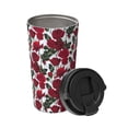thumbnail image 2 of Lsque Rose Flowers Pattern Travel Coffee Mug 16oz: Insulated Coffee Cup with Leakproof Lid, Coffee Tumbler, Reusable Coffee Cups with Seal Lid, 2 of 8
