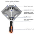 thumbnail image 3 of facefd 90 Degree Right Angle Clamp Woodworking Corner Clamp Vice Grip Wood Welding Tool, 3 of 6