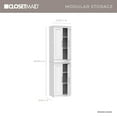 thumbnail image 5 of Closetmaid 10000-04840 Modular 21"W X 81"H Double Top And Bottom 6 Shelf Storage Cabinet, 5 of 7