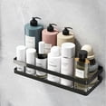 thumbnail image 3 of Shower Caddy Corner  Floating Shelves Shower Caddy Bathroom Shelf, Bathroom Shelf, Black Shower Shampoo Bathroom Accessories, Bathroom Corner Shelves, Kitchen Wall Shelf Storage Rack, 20Cm-50Cm/25Cm, 3 of 7