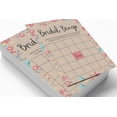 thumbnail image 3 of Inkdotpot Bridal Wedding Shower Bachelorette Party Bulk Blank Square Fill In Gift Ideas 50Rustic Kraft FloralBingoGameCards, 3 of 7