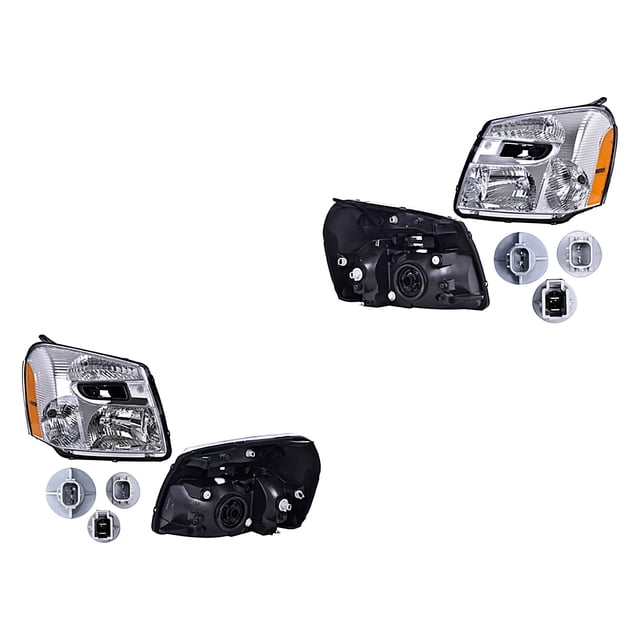 Par de Faros Equinox 2005 A 2009 Chevrolet DEPO .