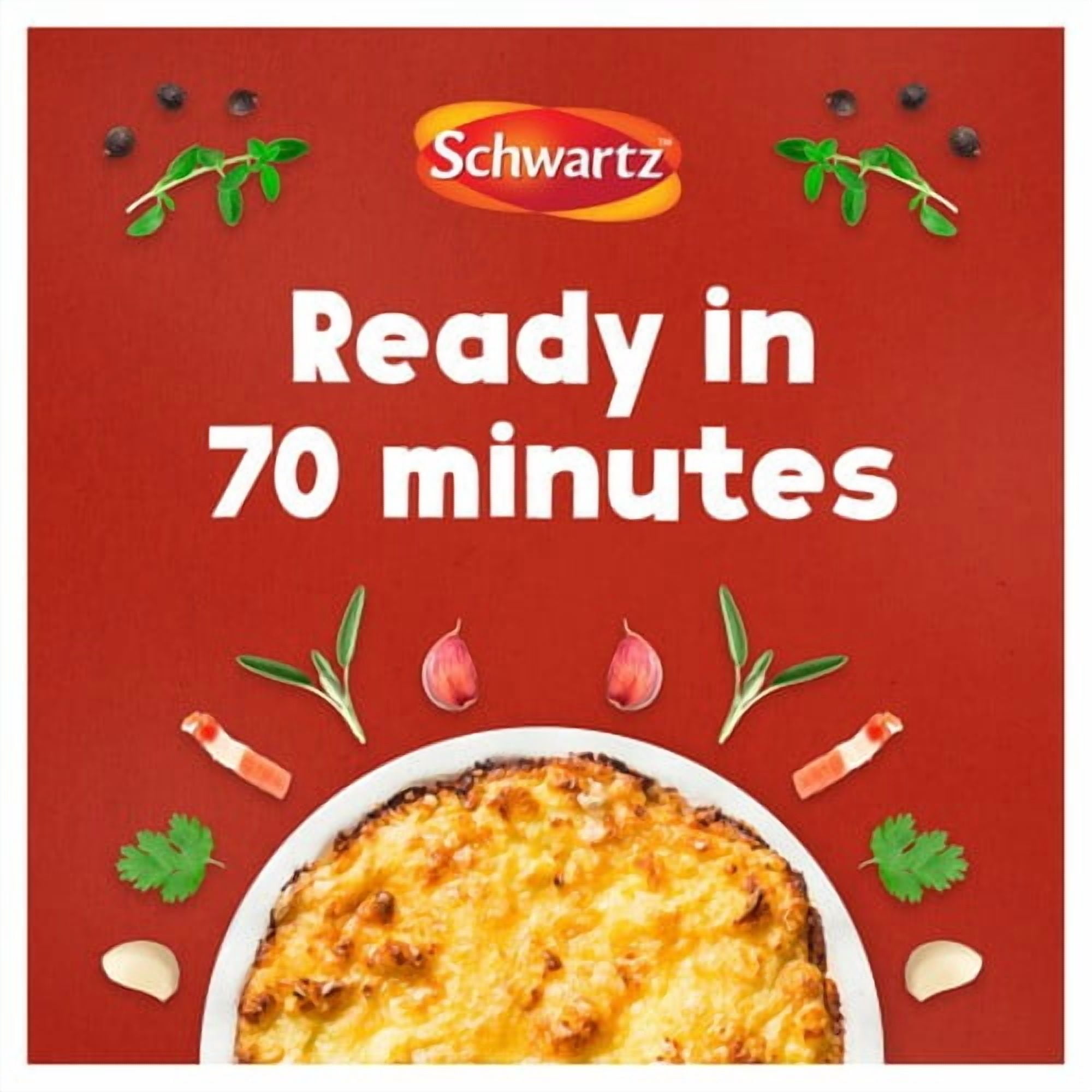 Schwartz Chicken Bacon & Potato Pie 35g, British Import (Pack of 2)