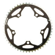 FSA, 52T, 10sp., BCD: 130mm, 5 Bolts, Ext茅rieur Chainring, For Road triple Aluminum, Black, 370-0152C