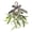 B, variant on Artificial Mistletoe Hanging Decoration 9x7.5 Inch, Frosted Glitter Leaf Kissing Ball with Berries for Doorway, Realistic Greenery Ornament for Holiday Party Wedding Centerpiece Use (A)