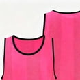 thumbnail image 4 of QSAWXQZ Kids' Soccer Training Tank Crew Neck Sleeveless Mesh Scrimmage Jersey Pullover Top 5-12 Years, 4 of 5