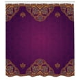 thumbnail image 3 of Ambesonne Oriental Shower Curtain, Lace Style Ornament, 69"Wx70"L, Multicolor, 3 of 3