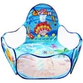thumbnail image 1 of Kids Ball Pit Foldable Funny Creative Cartoon Ball Tent Play Tent with Hoop, 1 of 7