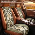 thumbnail image 3 of Eheartsgir Non Slip Car Seat Covers for Universal Fit, Polyester Protect Seats from Dirt Car Front Seat Covers, Geometric Wood Plank Print, 3 of 7