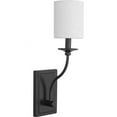 thumbnail image 2 of Bonita Collection Black One-Light Wall Sconce, 2 of 5