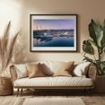 thumbnail image 3 of The Harbor at Sunset, Santa Barbara - Santa Barbara California Photography Harbor Boat Nautical Seascape Sunset Coast Maritime Black Framed Wall Art Print 20 x 30 inches, 3 of 4