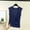 Blue, variant on Jerdar Women's Cowl Neck Draped Cap Sleeve Solid Tank Top Lightweight Summer Casual Tops L
