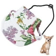 thumbnail image 4 of Dog Visor Sunbonnet Hat, Adjustable Dog Baseball   For Outdoor Sport Striation,Flowers, 4 of 8