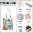 thumbnail image 4 of Watercolor Flower Reusable Shopping Bag - Eco-Friendly & Spacious Grocery Tote, 4 of 6