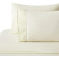thumbnail image 2 of REJODA-Ultra Soft Silky Deep Pocket Solid Rayon from Bamboo All Season 6 Pieces Sheet Set with 4 Pillowcases, Ivory Color King Size, 2 of 4