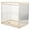 White, variant on Mersess Double-Layer Clear Plastic Bread Box Kitchen Bread Storage Container for Freshness