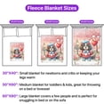 thumbnail image 5 of Happy Valentine’s Day Adorable Newfoundland Puppy Holding Heart Balloon Cozy Fleece Blanket Newfie Dog Lover Gifts Warm Soft Throw Blanket - 00030, 5 of 5