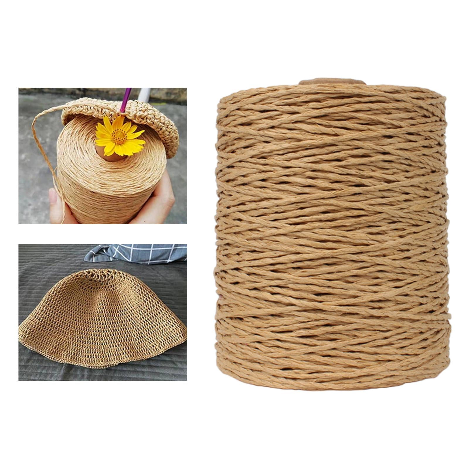 VEAREAR 1 Roll Raffia Yarn Decorative Widely Applied Wrapping Gift Raffia  Straw Packaging Paper Yarn for DIY 