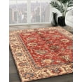 thumbnail image 3 of Ahgly Company Machine Washable Indoor Rectangle Abstract Grapefruit Red Area Rugs, 3' x 5', 3 of 7