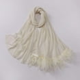 thumbnail image 1 of Chapeau Plissé Beige pour Femmes avec Hijab Ethnique Musulman, 1 of 5