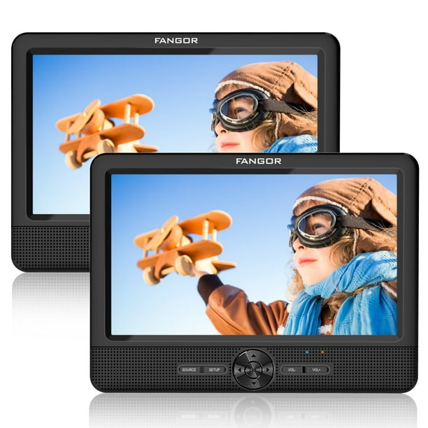 FANGOR Premium 10" Dual DVD Players for Car, Ideal Gift for Keeping