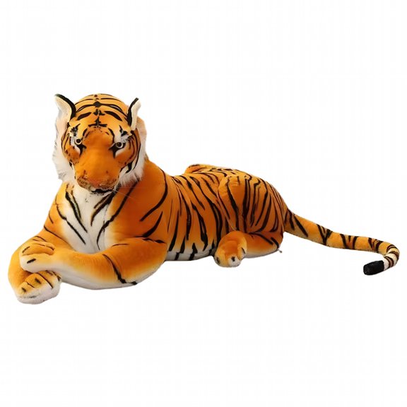 BESTSKY Plush Tiger Soft Comfortable Stuffed Animal Yellow Big Tiger Throw Pillow Toy Home Decor
