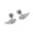 White, variant on Versatile Wing Studs Earrings for Cartilage Piercing Easy Mixed Matching Styles Alloy Portable Designs