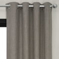 thumbnail image 3 of Mink Faux Linen Grommet Room Darkening Curtain (1 Panel), Mink, 50W X 120L, 3 of 10