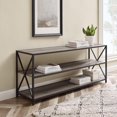 thumbnail image 1 of Manor Park 2 Shelf Industrial Wood Bookcase, 60", 1 of 5