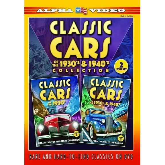 Classic Cars Of The '30s And '40s Collection (DVD), Alpha Video, Documentary