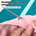 thumbnail image 3 of 10PCS Drawstring Threaders Spring Drawstring Needle Threader, DIY Rope Threader Clip, Drawstring Threader Tool, 3 of 7
