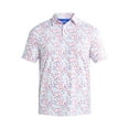 thumbnail image 5 of Birdie Bound Men's & Big Men's Fourth of July Americana Fireworks Golf Polo Shirt with UPF50+, Sizes XS-5XL, 5 of 5