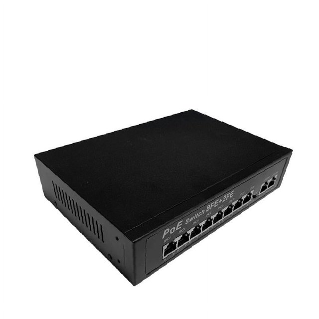 Conmutador de red Hugo Divisor concentrador de red Mini Metal 100M 8FE 2FE