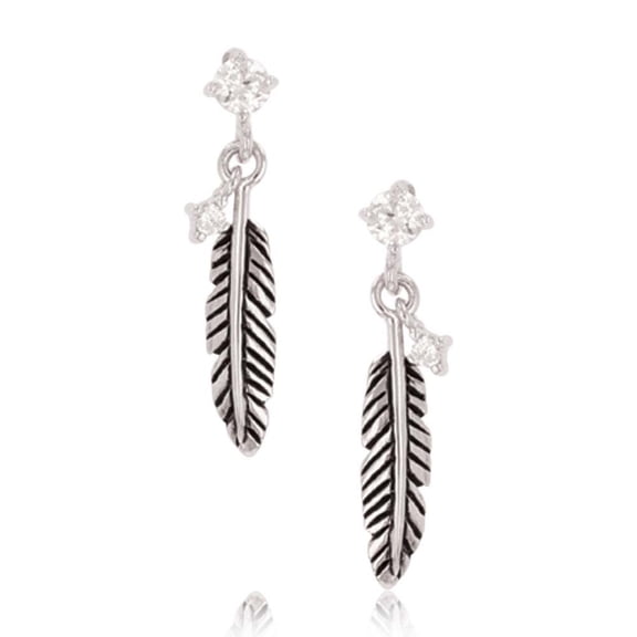 Montana Silversmiths Feather Whispers Earrings