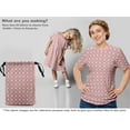thumbnail image 6 of oneOone Polyester Spandex Light Pink Fabric Block Quilting Supplies Print Sewing Fabric By The Yard 56 Inch Wide-CO, 6 of 6