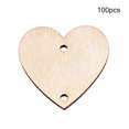 thumbnail image 2 of Matsuzay Paquete de 100 rebanadas de adornos colgantes regalos colgantes pulidos corazón en blanco recorte de Natural Kits y herramientas para tallar corazón 30 mm, 2 of 6
