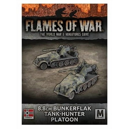 Flames of War: German 8.8cm Bunkerflak Tank-Hunter Platoon (Mid-War)