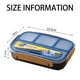 thumbnail image 2 of Bento Box para adultos, lonchera Bento para niños con 4 compartimentos y cuchara, caja de almacenamiento de alimentos a prueba de fugas de 1000 ML para la escuela, 2 of 5