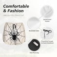 thumbnail image 4 of Balery Spiders On The Web 1 Pantalones cortos deportivos para mujer con forro y dos bolsillos, elásticos, para entrenamiento, gimnasio, yoga-Large, 4 of 7