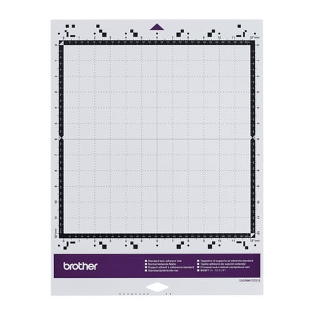UPC: 0012502652557 | Brother CADXMATSTD12 Standard Tack Adhesive Mat 12in x 12in