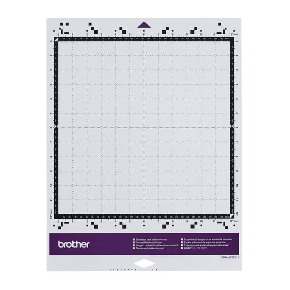 Brother CADXMATSTD12 Standard Tack Adhesive Mat 12in x 12in
