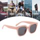 thumbnail image 5 of Gafas de sol tipo caja de tendencia a la moda, gafas de sol personalizadas para tiro callejero, hechas de PC y CA, 5 of 5