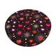 thumbnail image 1 of Balery Geometric Hearts Fundas de asiento para taburete de bar redondo de tela de terciopelo ajustables que protegen de arañazos y manchas para sillas de 14 a 17 pulgadas.-14 inch, 1 of 7